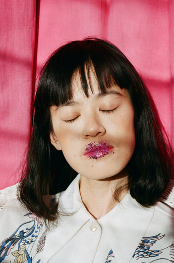 How to create a Pink Chunky Glitter Lip
